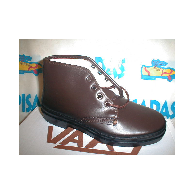 Bota trabajo piel piso vulcanizado  liso