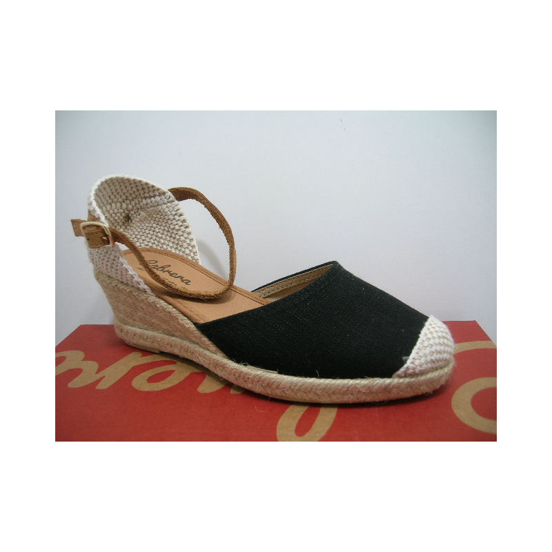 Ztilla yute cuña correa piel  P cerrada Ztilla yute cuña correa piel  P cerrada