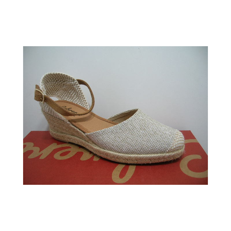 Ztilla yute cuña correa piel  P cerrada Ztilla yute cuña correa piel  P cerrada