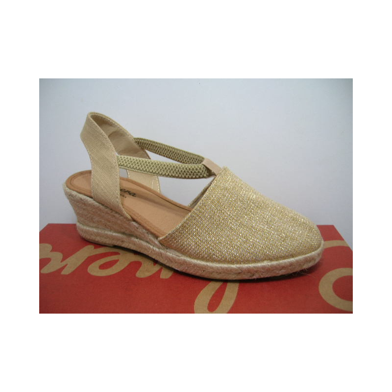 Ztilla yute cuña 2 elasticos pala brillo Ztilla yute cuña 2 elasticos pala brillo