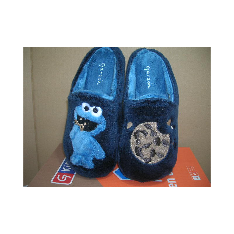 Chinela niño pelo triqui galleta