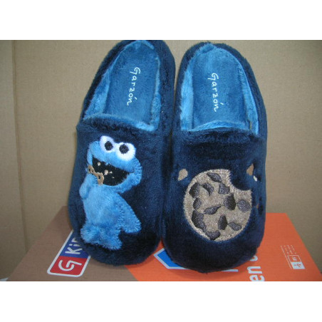 Chinela niño pelo triqui galleta