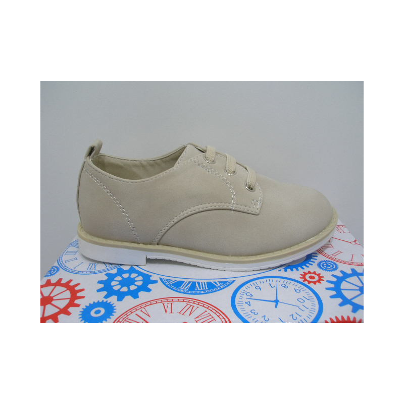 Zto niño nobuck cordon elastico piso bla