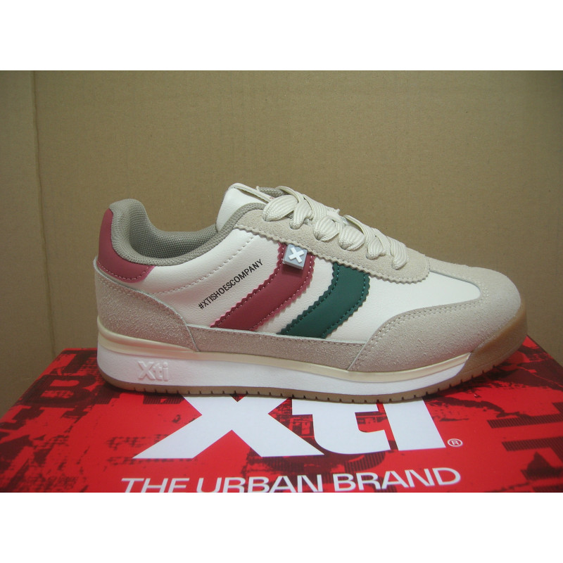 Dept Sra Piel XTI 2 bandas  roja verde