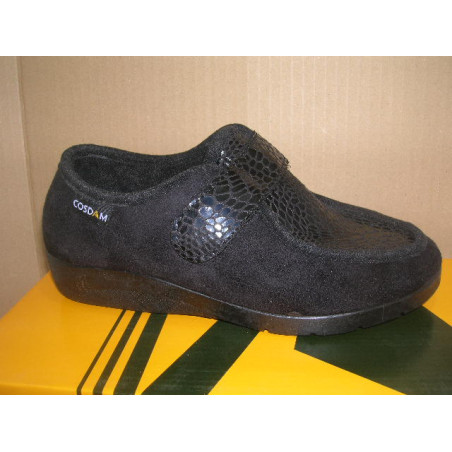 Zilla mujer ante 1 velcro pala charol s