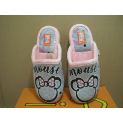 Chinela plana Mouse pala raton moña