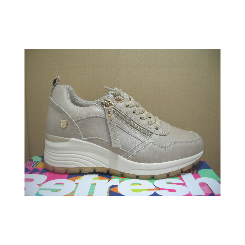 Zto mujer tiempo libre cuña cremallera