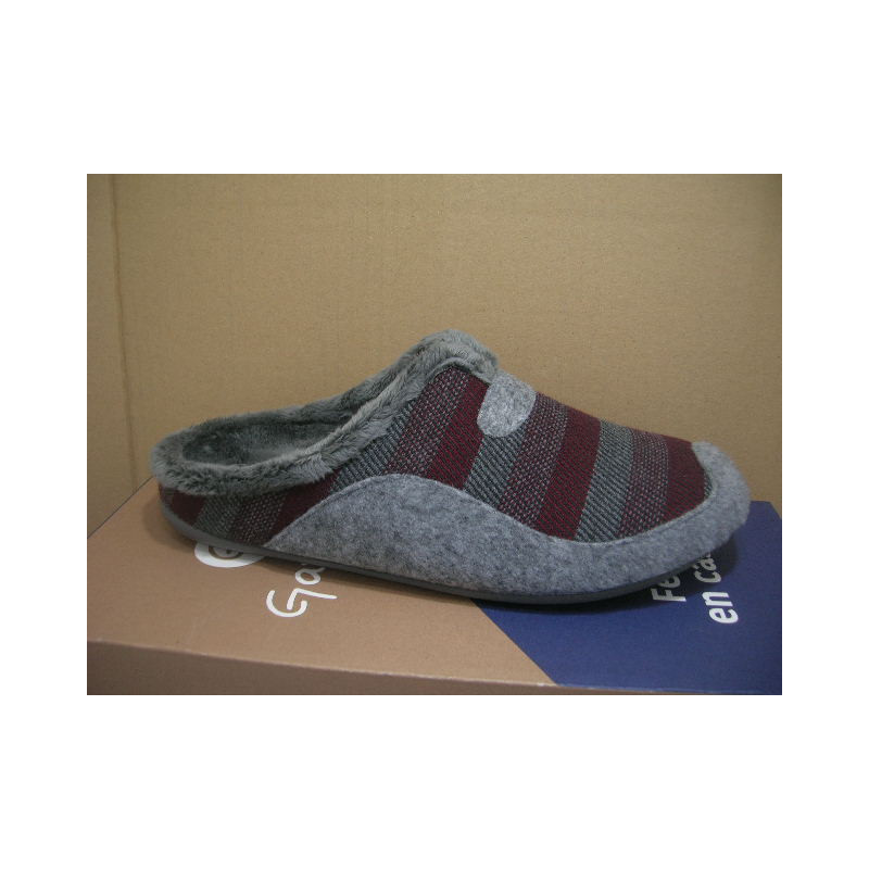 Chinela cab filo pelo parche rayas