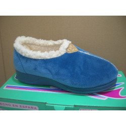 Ztilla cerrada filo borrego costura pala