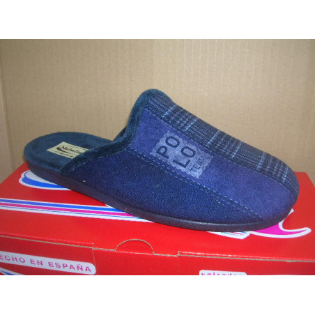 Chinela cab Polo Team mitad cuadros