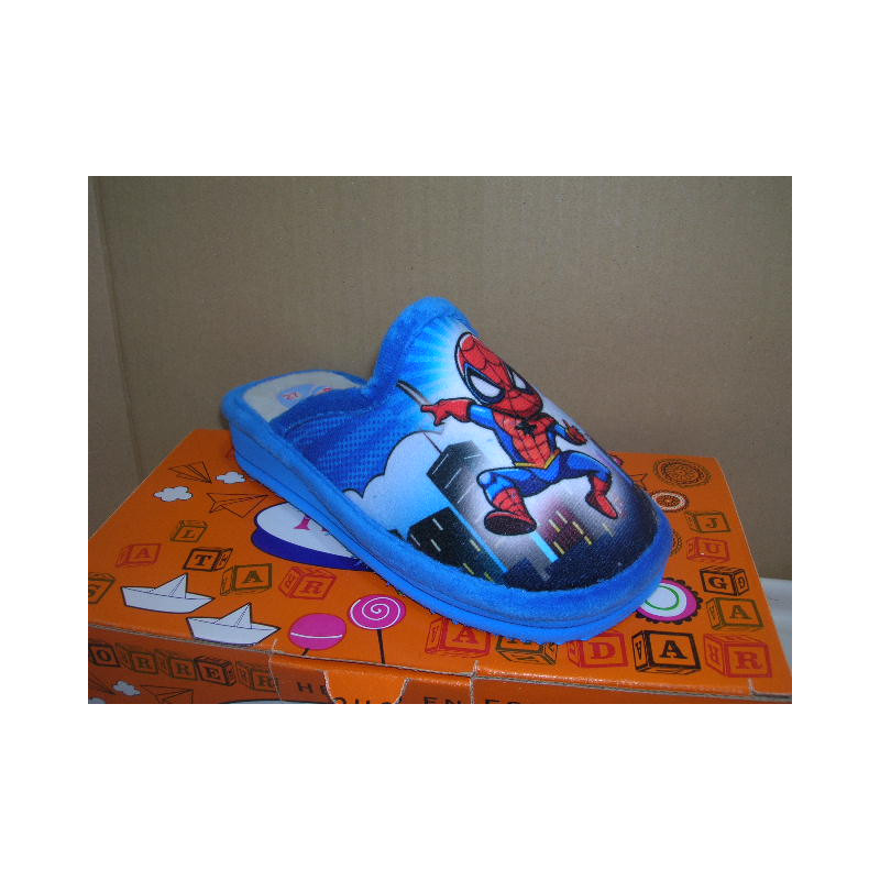 Chinela paño micro  spiderman