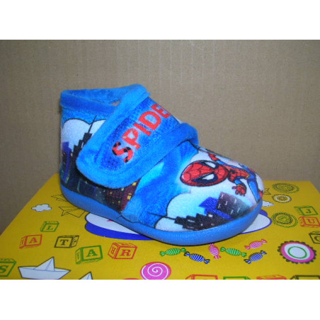 Bota paño 1 velcro spiderman