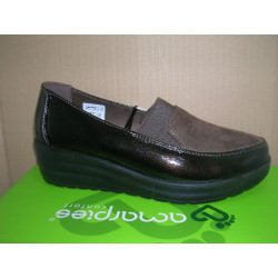 zto mujer pala elastico ante charol cuña