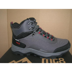 Bota  Treking mt8  talon ad rojo cordone