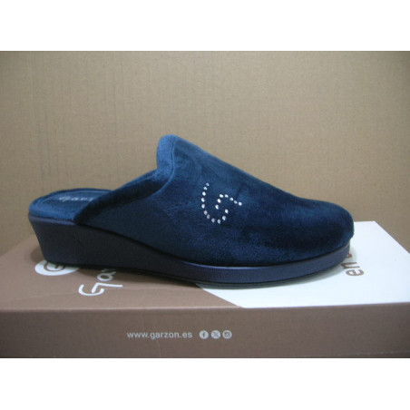 Zueco cuña alta G brillo  garzon