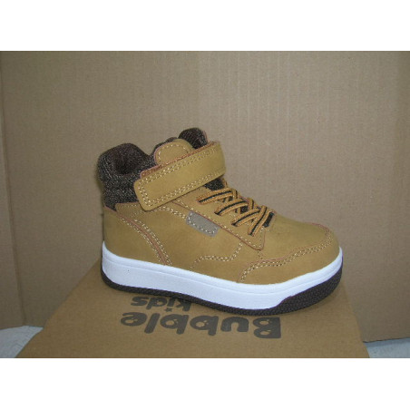 Bota niño piel 1 velcro Bubble