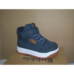 Bota niño piel 1 velcro Bubble