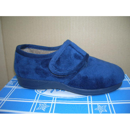 Ztilla cerrada plana velcro ancho