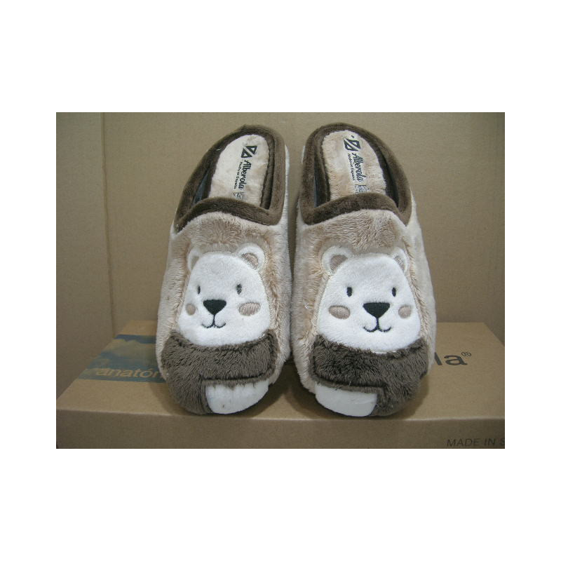 Chinela mujer astrakan pala oso
