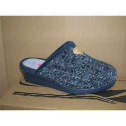 Zueco mujer paño Cinilla raja CN