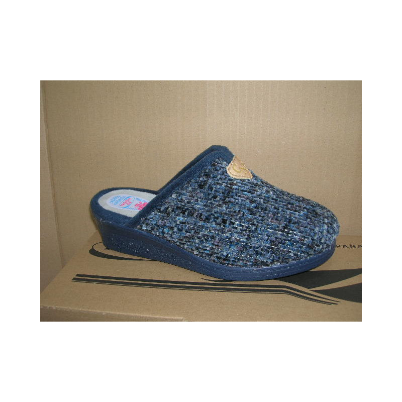 Zueco mujer paño Cinilla raja CN