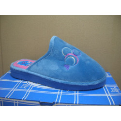 Chinela plana liso Circulos lado