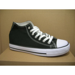 Bota basquet lona puntera de goma