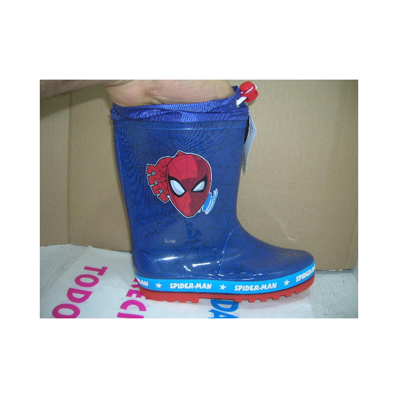 Bota agua spiderman  lado