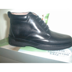 Bota cab piel blucher pala lisa