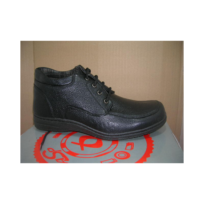 Bota piel blucher cosido costuras