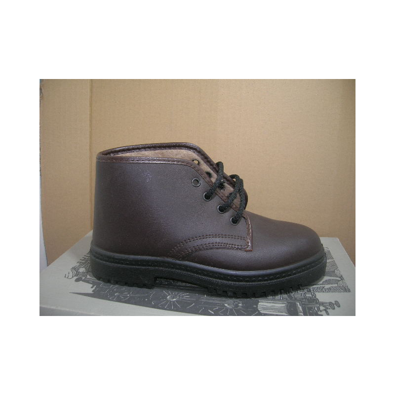 Bota piel tranajo blucher potomat
