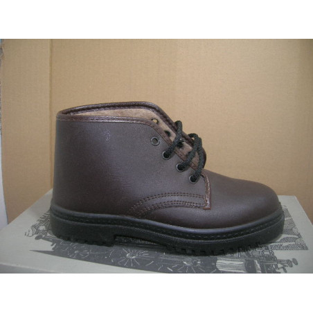 Bota piel tranajo blucher potomat