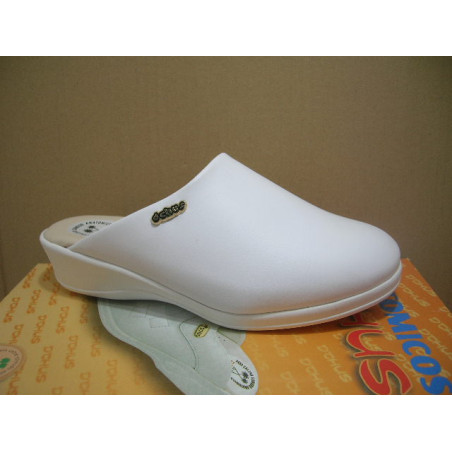 Zueco anatomico piel pala lisa cuña