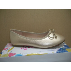 Manoletina plana moña cordon