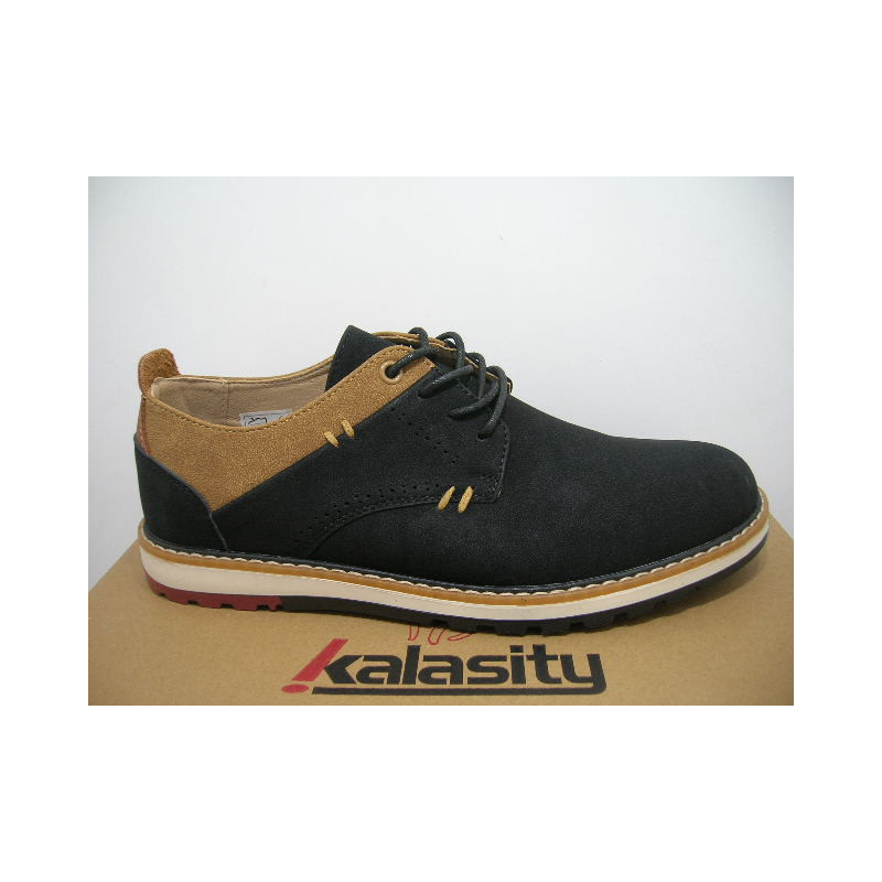 Zto blucher hombre napa mancha pespuntes