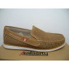Mocasin hombre calado costuras filo