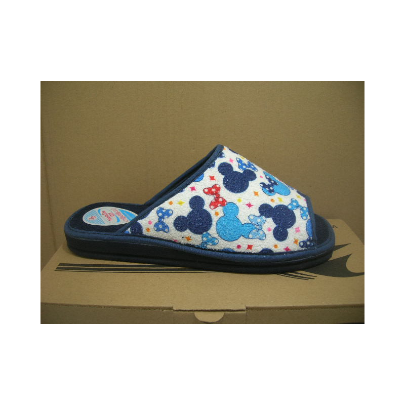 Chancla mujer micro estp. caras y lazos