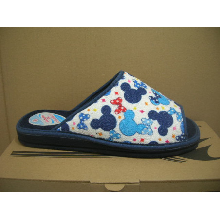 Chancla mujer micro estp. caras y lazos