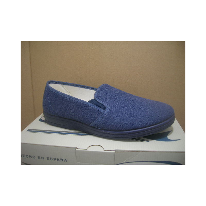 Zatilla cab lona lisa 2 elasticos lado N