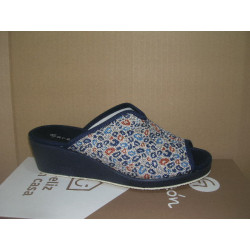 Chancla cuña alto raja estamp tofficu