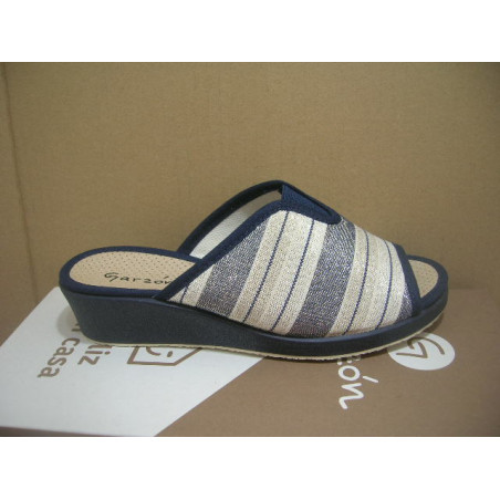 Chancla C. media 1 elastico pala rallas