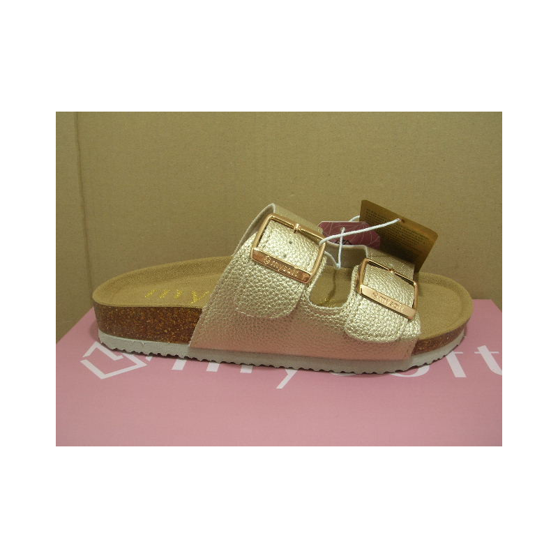 Chancla bio 2 hebillas mujer