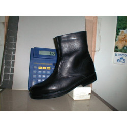 Bota cab piel Cordon liso Piso goma