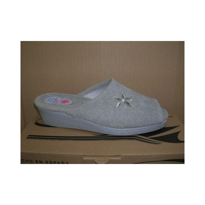 Chancla cuña rizo soft estrella lado