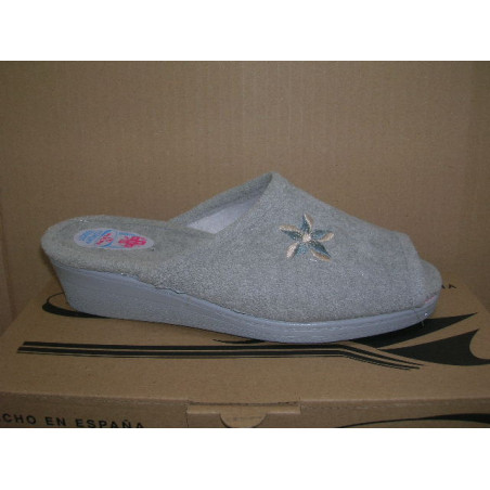 Chancla cuña rizo soft estrella lado