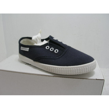 Inglesita lona blucher piso fino