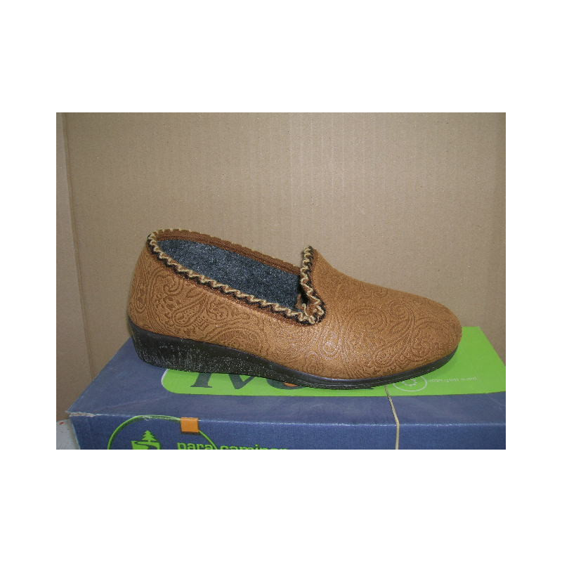 Ztilla mujer cerrada estapado lengueta