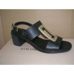 Sand mujer tacon 2 tias ancha unias "O"