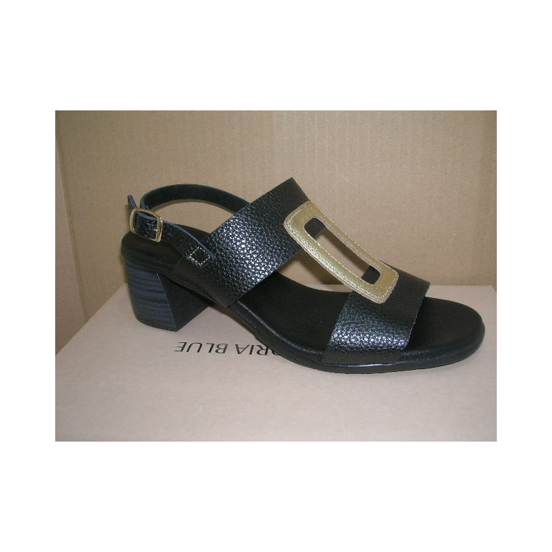 Sand mujer tacon 2 tias ancha unias "O"