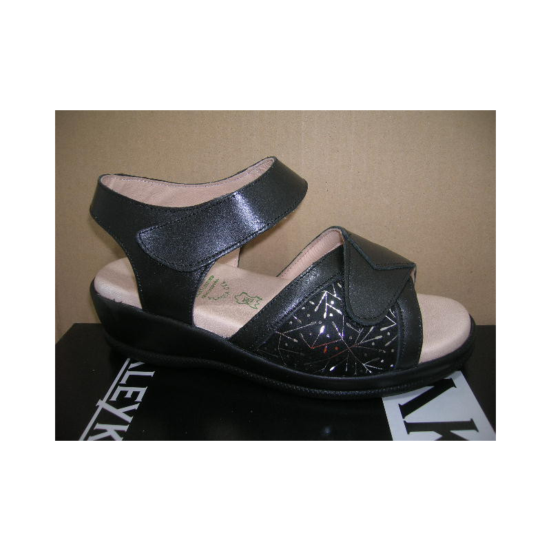 Sand piel sra cuña 2 velcros estampda